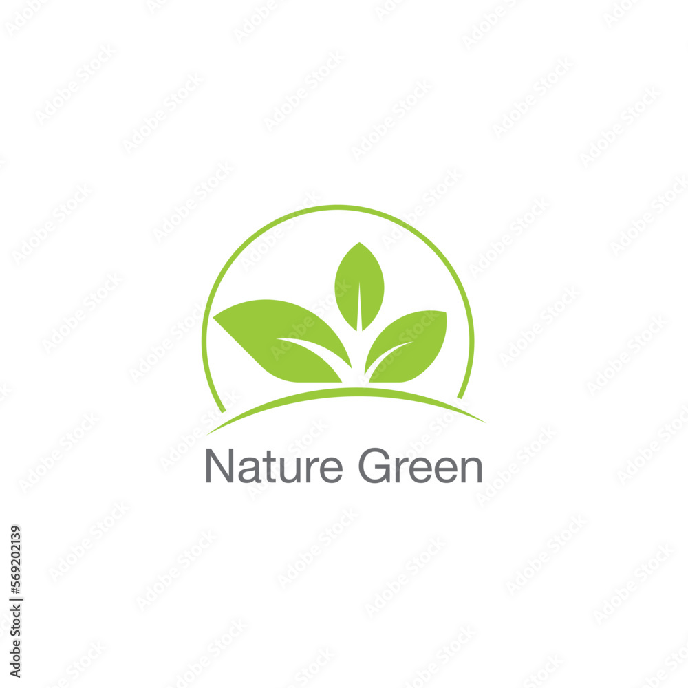 Eco Green Leaf , A Modern Symbol of Nature's Power