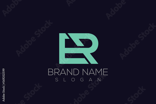 Er logo | Er Or Re Letter Logo Design

