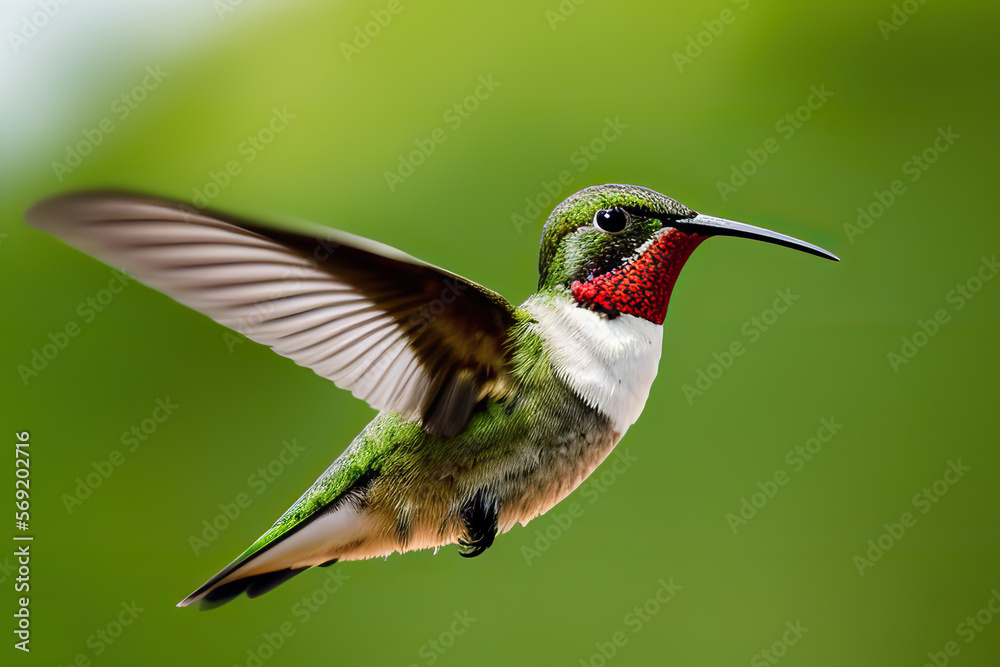 Fototapeta premium Close-up Of Hummingbird