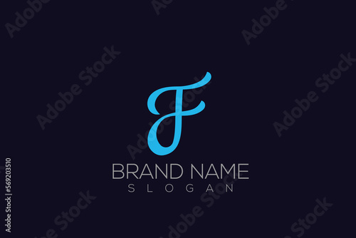Letter tf logo or ft logo photo