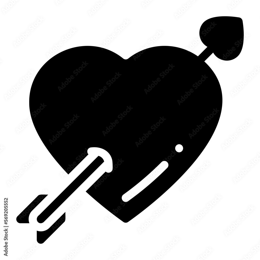 cupid glyph icon cupid glyph icon