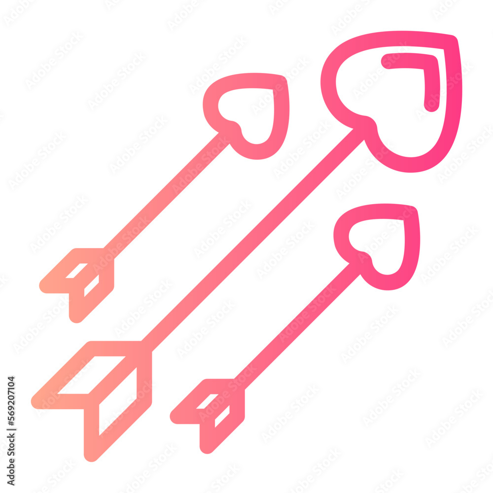 cupid gradient icon cupid gradient icon