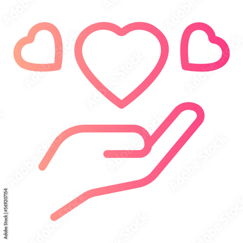 heart gradient icon