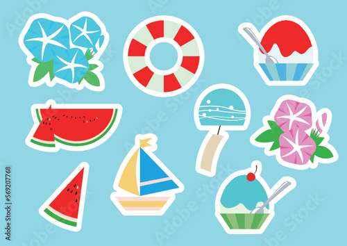 夏のイラスト素材