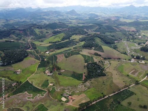 view of the village of region minas gerais brazil