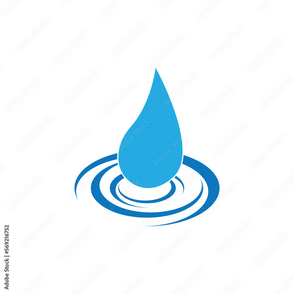 Water Drop Logo Template Vector Illustration Water Drop Logo Template Vector Illustration