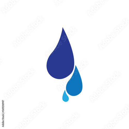 Water Drop Logo Template Vector Illustration