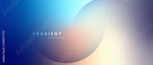 Print op canvas Abstract blurred color gradient background vector