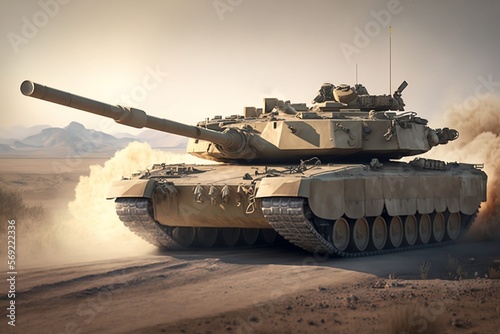 Tank. Created with Generative AI technology.