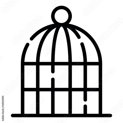 Birdcage is cage for pet birds