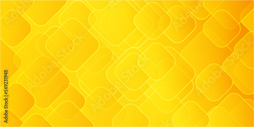 Abstract orange geometrical vector background with lines, modern and seamless geometric background with squares and golden lines, technology modern background with geometrical shapes.