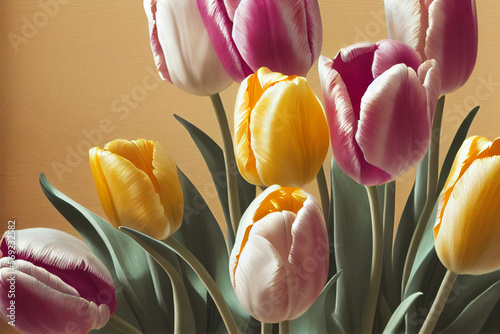 tulips in spring