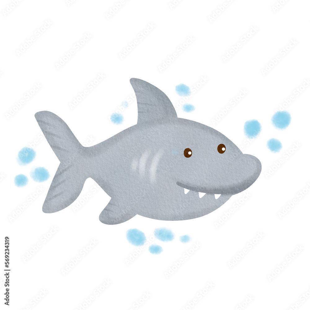 shark watercolor shark watercolor