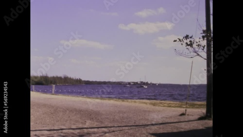 United States 1979, Historic Navigation Scene in Florida in the 1970s photo