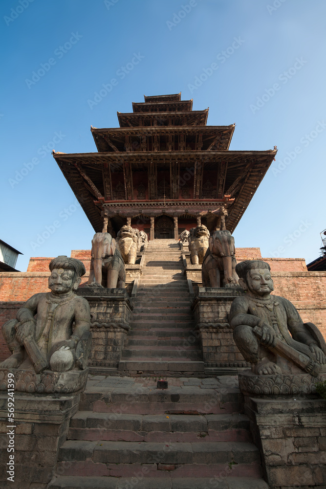 Siddhi Lakshmi Temple in Bhaktapur Durbar Square, Nepal
