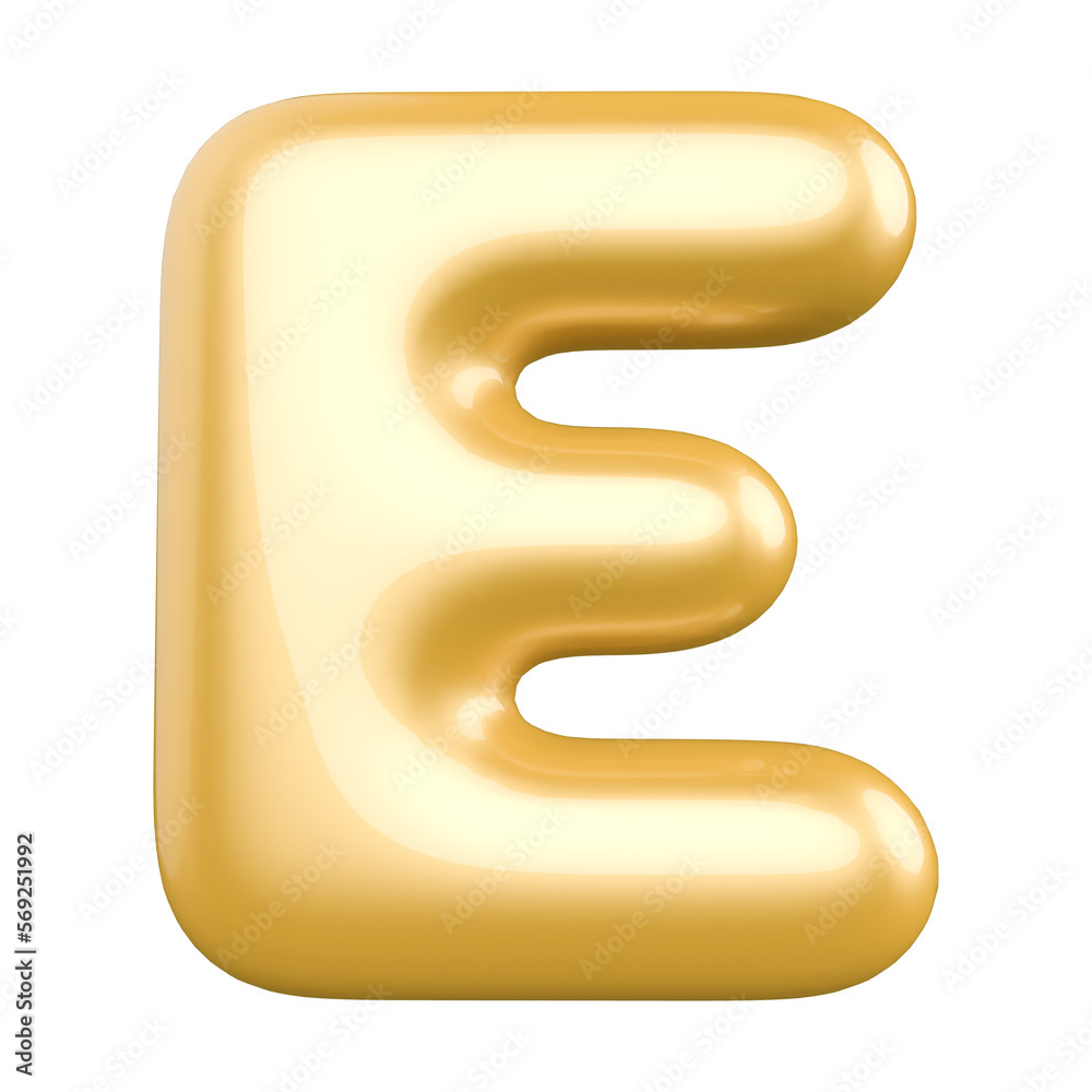3d letter E . 3d alphabet gold with Generative AI 3d letter E . 3d alphabet gold with Generative AI
