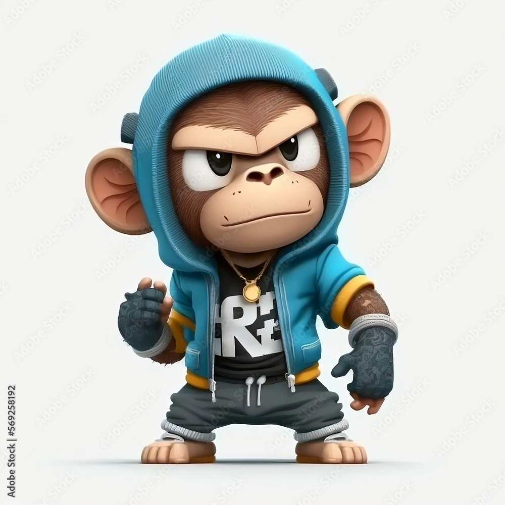 Mascot Character Monkey