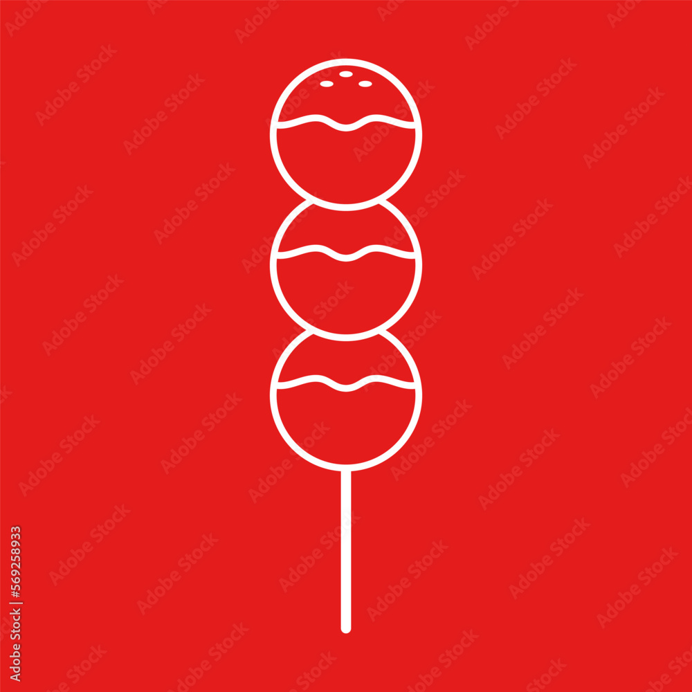Takoyaki logo design. Takoyaki symbol vector. Takoyaki is japanese food. Takoyaki logo design. Takoyaki symbol vector. Takoyaki is japanese food.