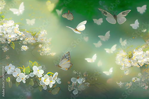 Aesthetic luminous spring b...