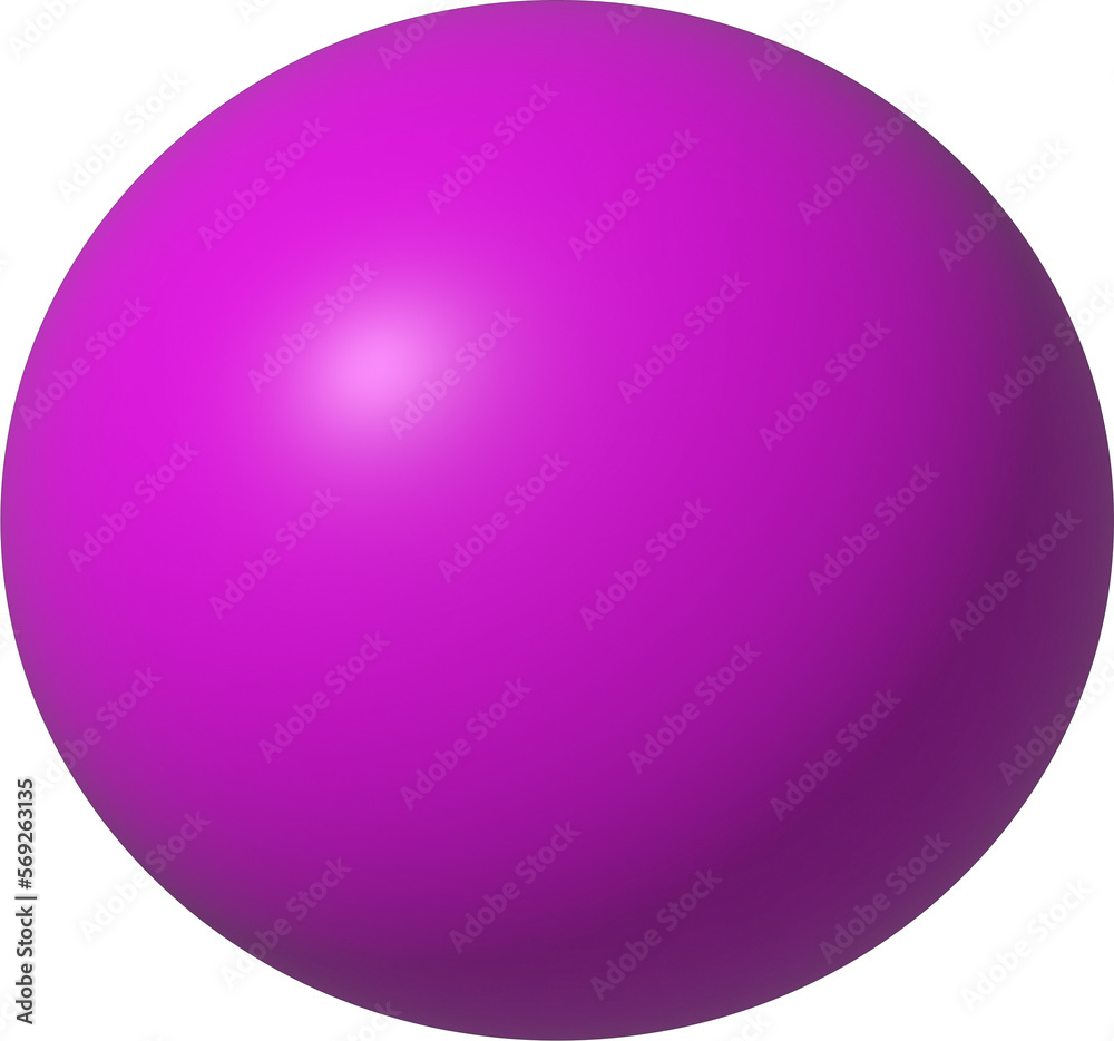 Pink 3D Ball