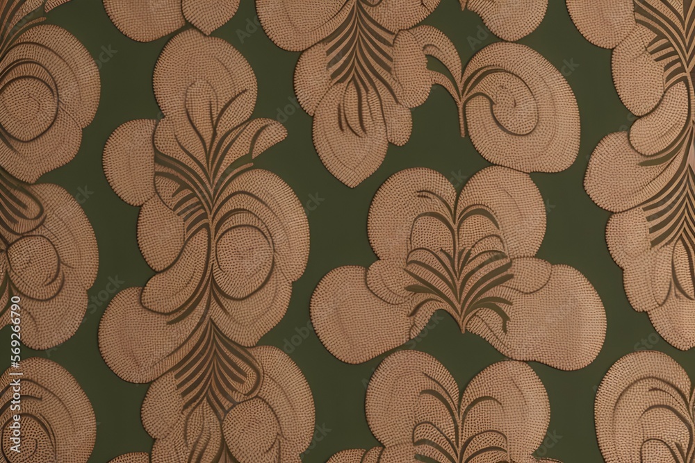 Fototapeta premium seamless floral pattern- Generative Ai