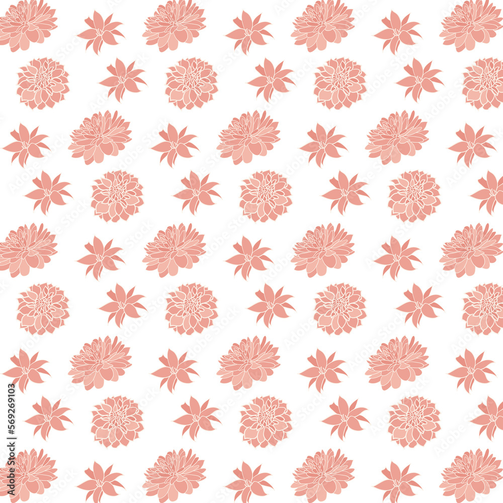 Background illustration with flowers. Background illustration with flowers.