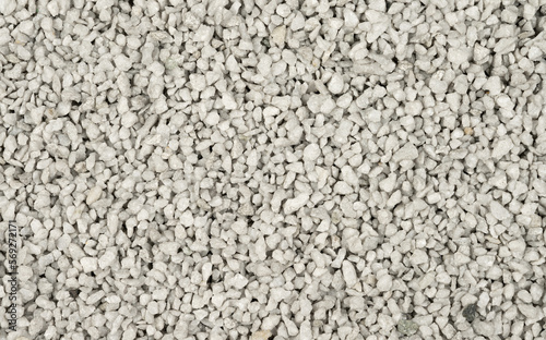 Close-up of pieces of crushed light stone