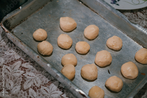 cheese bread raw ready to cook countryside