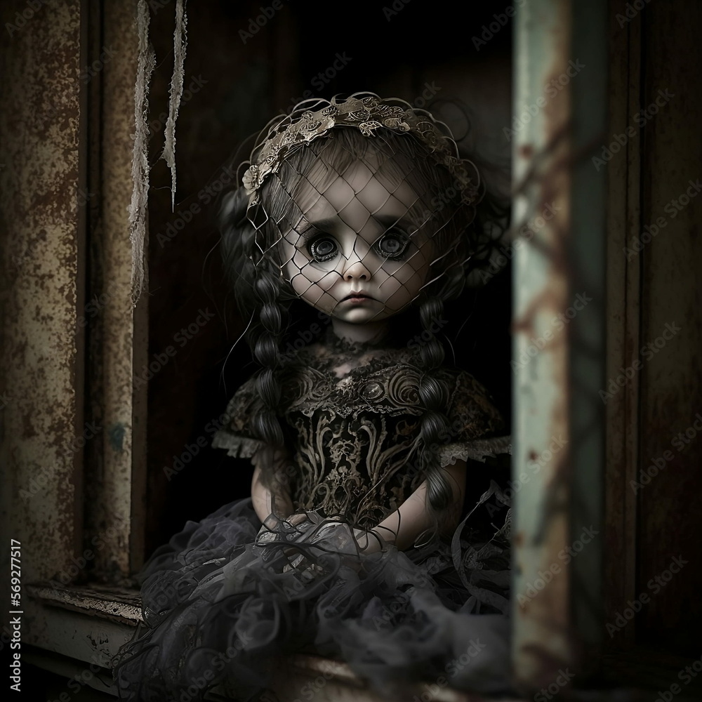 Creepy gothic dolls sale