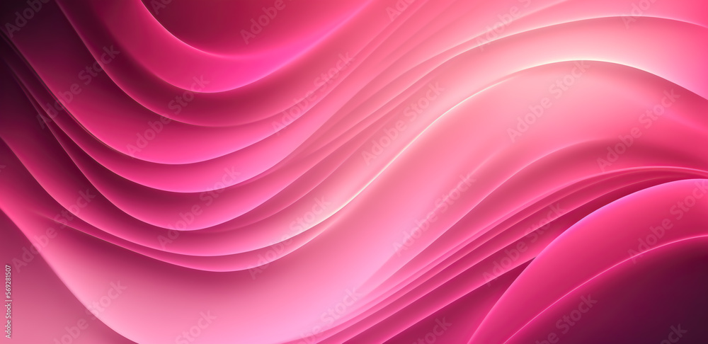 Abstract soft pink wave overlap with light effect background. Luxury concept. Generative ai. Abstract soft pink wave overlap with light effect background. Luxury concept. Generative ai.