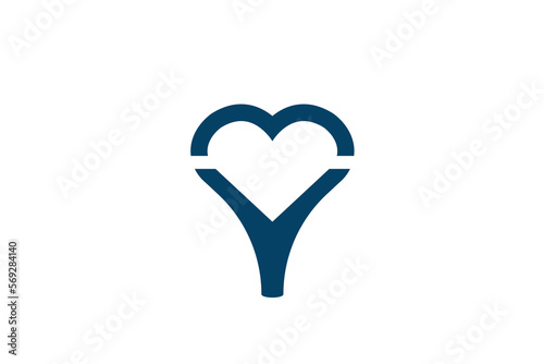 YM Love | Premium YM Love Logo Template | Crative YM Love Logo Design | Modern YM Love Logo template
