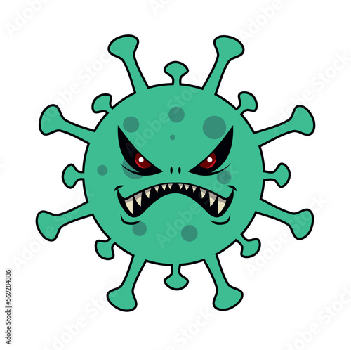 icon monster covid-19