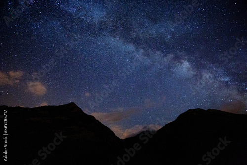 Ciel étoile dans la nuit