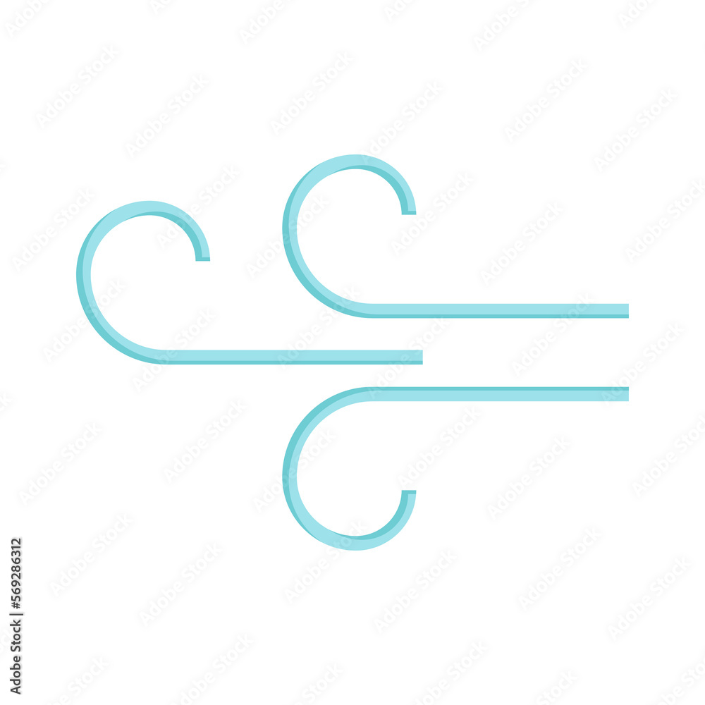 Wind icon. Vector illustration Wind icon. Vector illustration