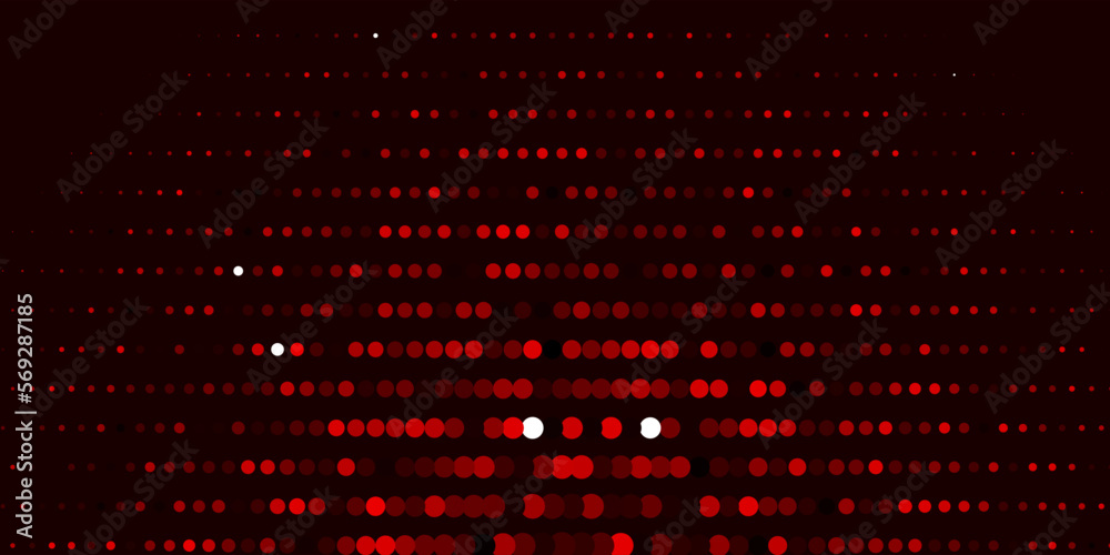 Dark Red vector layout with circles. Dark Red vector layout with circles.