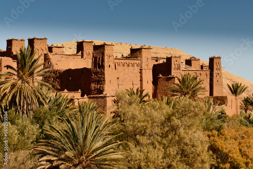 Sito storico Patrimonio Unesco, Ksar di Ait Ben Haddou, Oarzazate, Draa. provincia di Tafilalet , Marocco photo