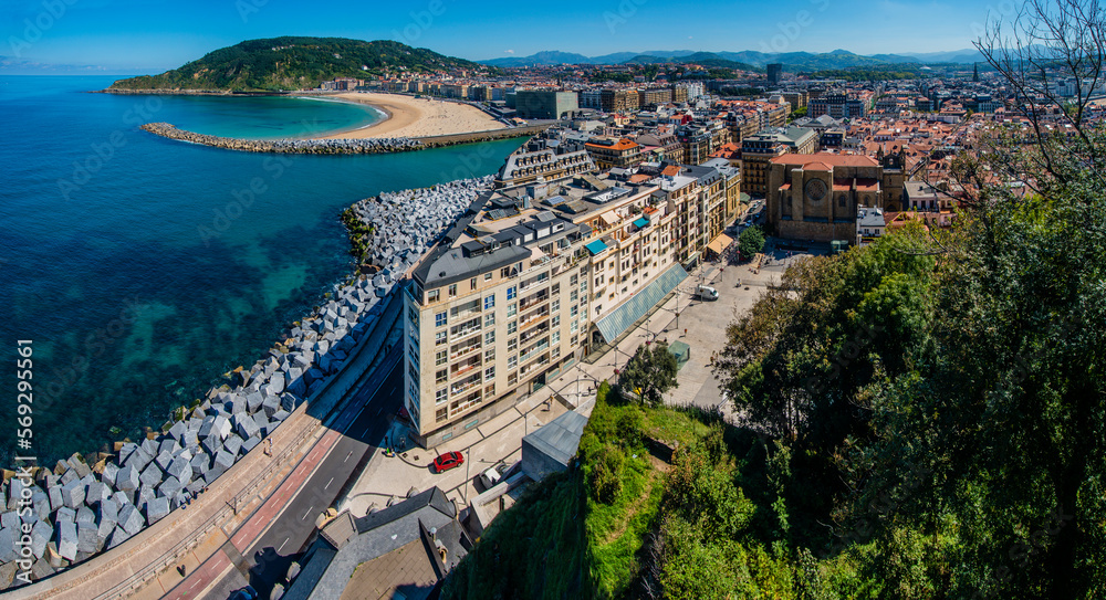 Panoramica de San Sebastián/donostia
