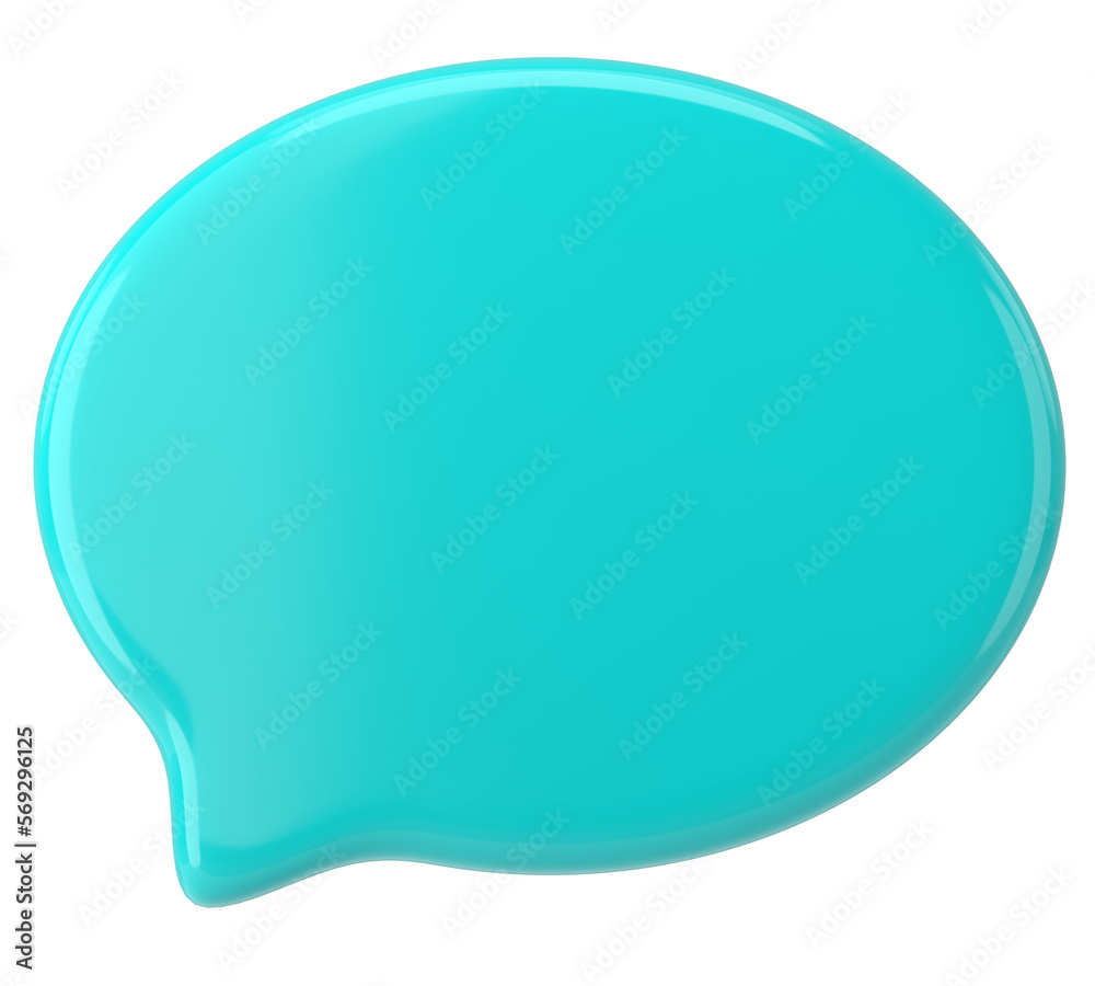 Speech bubble. Chat bubble. 3D illustration. Speech bubble. Chat bubble. 3D illustration.