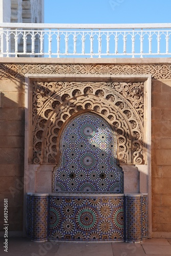 Fototapeta Naklejka Na Ścianę i Meble -  Mosaico Árabe, Rabat, Marruecos