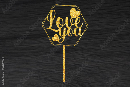 Love Cake Toppers 