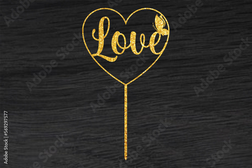 Love Cake Toppers 
