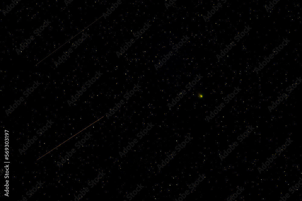On February 1-2, 2023, the rare green comet C/2022 E3 (ZTF) made its ...