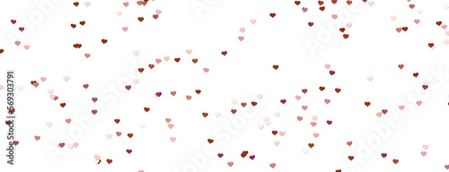  Red heart love confettis. Valentine s day falling