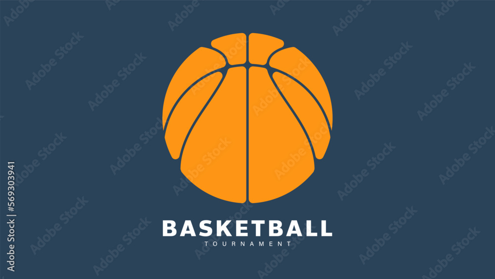 Basketball Logo ,illustrations for use in online sporting events , Illustration Vector  EPS 10