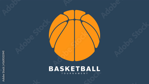 Basketball Logo ,illustrations for use in online sporting events , Illustration Vector  EPS 10 © NARANAT STUDIO