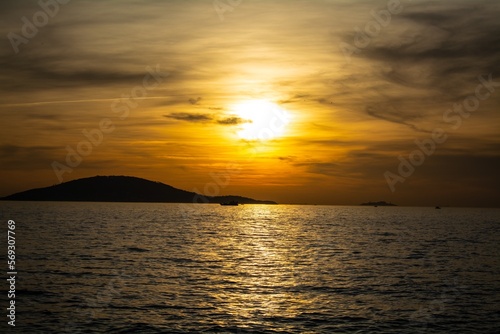 Sunset over the Princes’ Islands İstanbul © Okyay