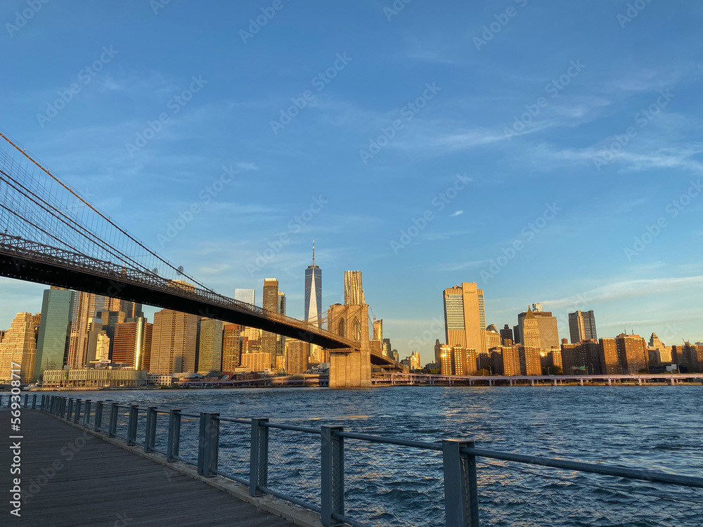 Naklejka premium Die sTadt New York