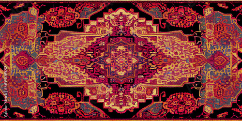 pattern with a mosaic of fi...