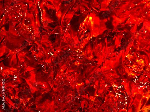 Dark red jelly texture