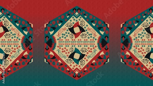 Geometric shapes with folky modern decorations, background, wallpaper, texture, illustration, desktop, cover, card, gift, frame, wall, book
